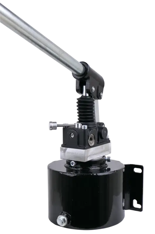 Hydraulische Handpumpe mit Tank, doppeltwirkend mit 4-3 Wegeventil Heißes Angebot