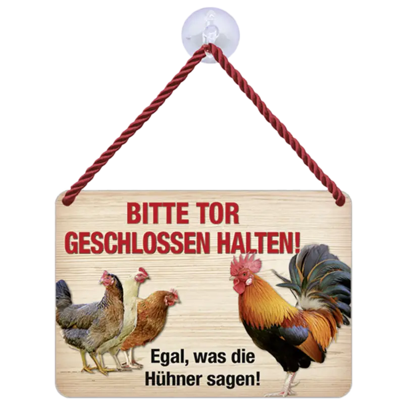 Hängeschild Bitte Tor geschlossen halten! Super-Preis