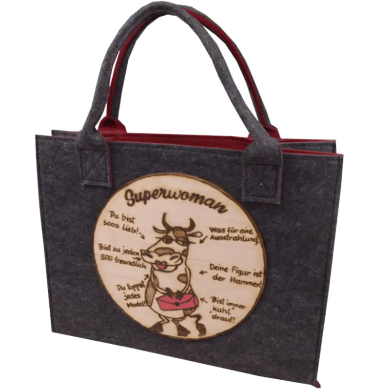 Filztasche Superwoman Neue Kollektion