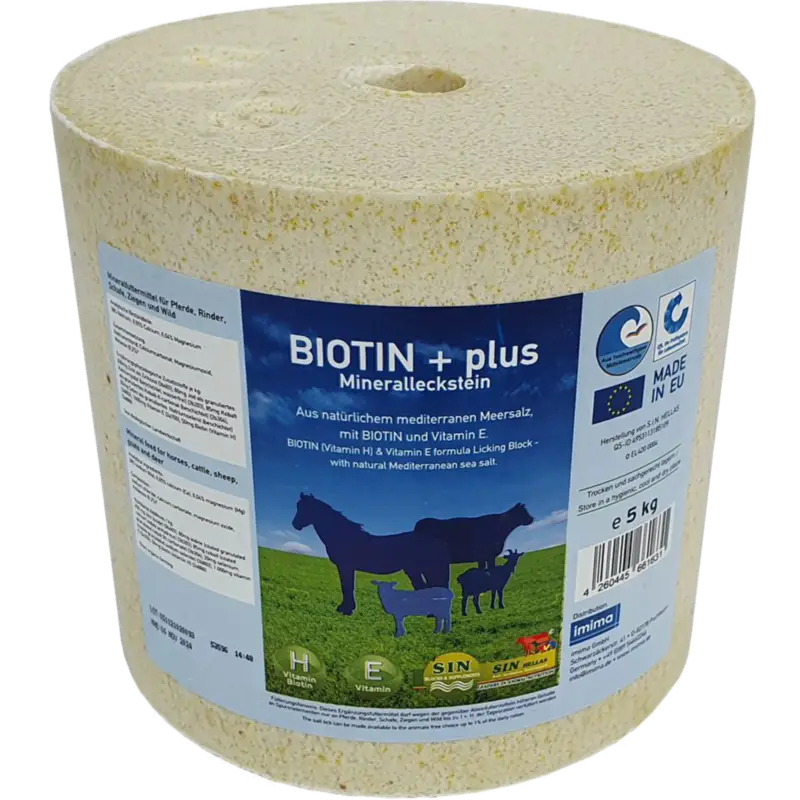 Rabatt Leckstein Biotin+ 5 kg