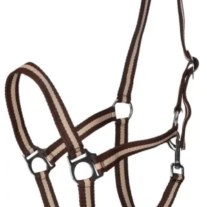 Schneller Versand WAHL-Hausmarke HoldMe Halfter dkl.braun/beige, Pony