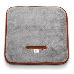 Echt fens ONE CUT Plush grau/braun, 40 x 40 cm
