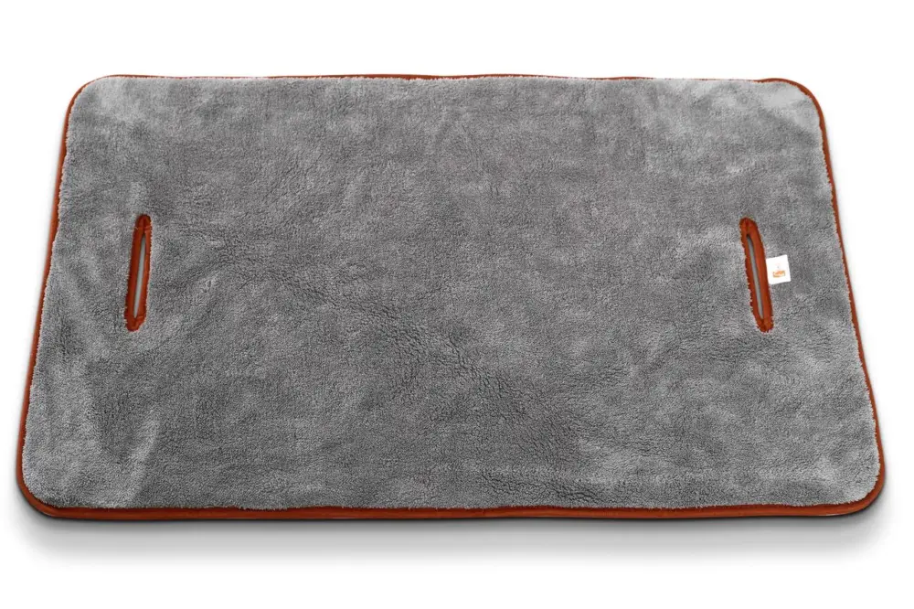 Kracherpreis fens TWO CUT Plush grau/braun, 80 x 50 cm