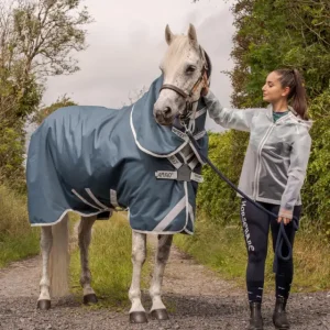 Horseware Amigo AmEco 12 Plus Turnout 0g teal/grey, 165 cm Must-Have