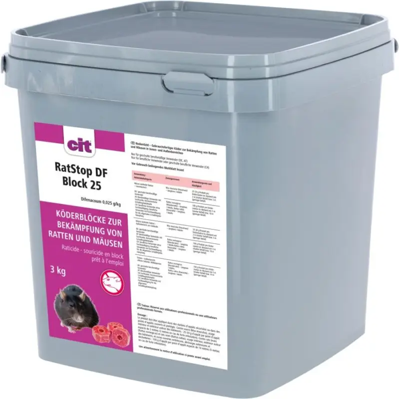 cit RatStop DF Block 25 - 3kg Eimer Heißes Angebot