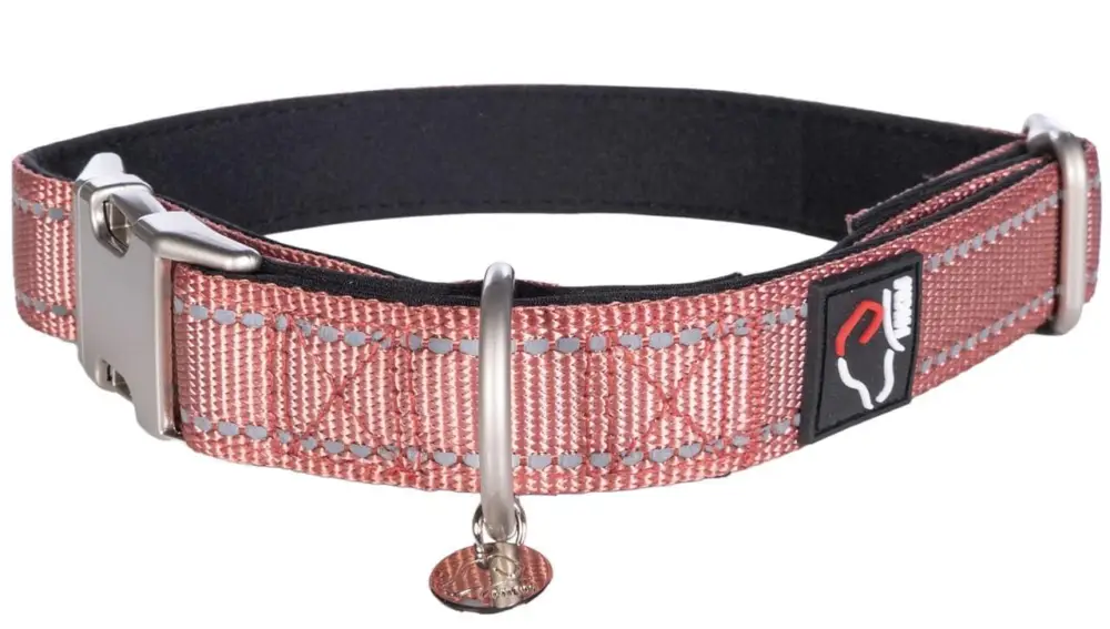 HKM Hundehalsband -Anam Cara- Nylon terracotta, M/L Preis Gesenkt
