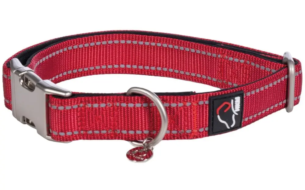 HKM Hundehalsband -Anam Cara- Nylon rot, XS/S Meistverkauft