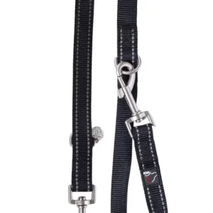 Bestseller HKM Hundetrainingsleine - Anam Cara- Nylon schwarz, S