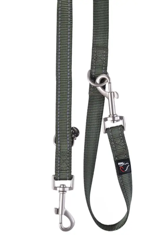 HKM Hundetrainingsleine - Anam Cara- Nylon olive, S Jetzt Kaufen