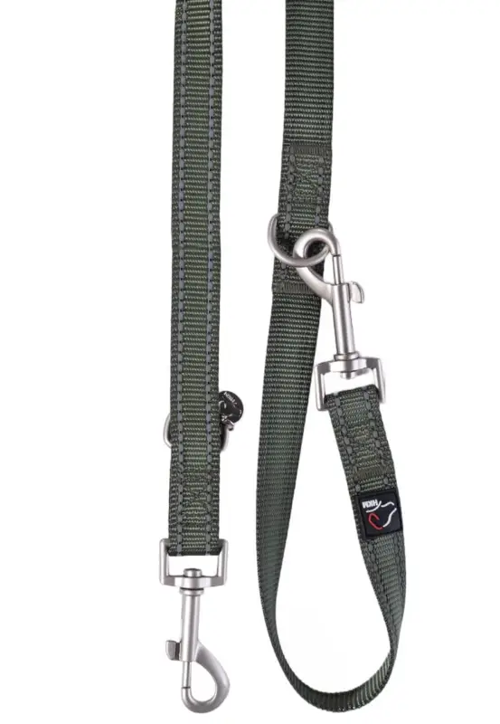 HKM Hundetrainingsleine - Anam Cara- Nylon olive, L Direkt Vom Hersteller