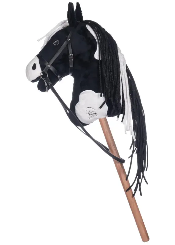 Preisreduziert HKM Hobby Horse Steckenpferd schwarz/weiß