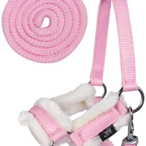 Angebot HKM Halfter und Strick -Hobby Horsing rosa
