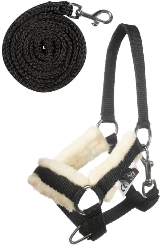 HKM Halfter und Strick -Hobby Horsing schwarz Saisonangebot
