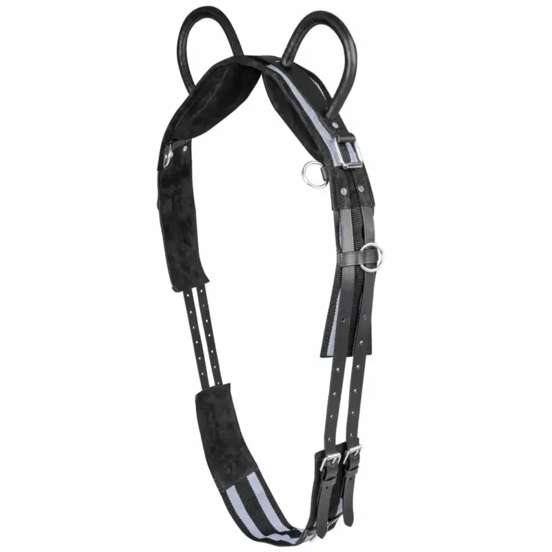 Waldhausen Longiergurt mit zwei Handgriffen schwarz/grau, Mini-Shetty Top-Seller