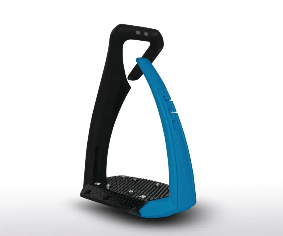 Freejump Steigbügel Soft'Up Pro + hellblau Preisreduziert