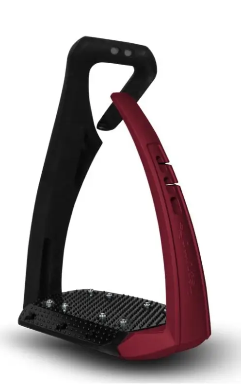 Freejump Steigbügel Soft'Up Pro + pearl red velvet Sale