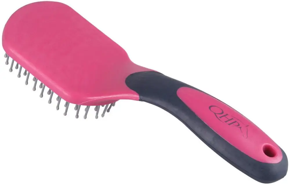Meistverkauft QHP Schweif- und Mähnenbürste fuchsia/navy