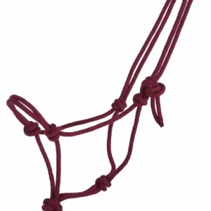 Sichere Zahlung Q-Essentials Knotenhalfter Basic bordeaux, Shetty