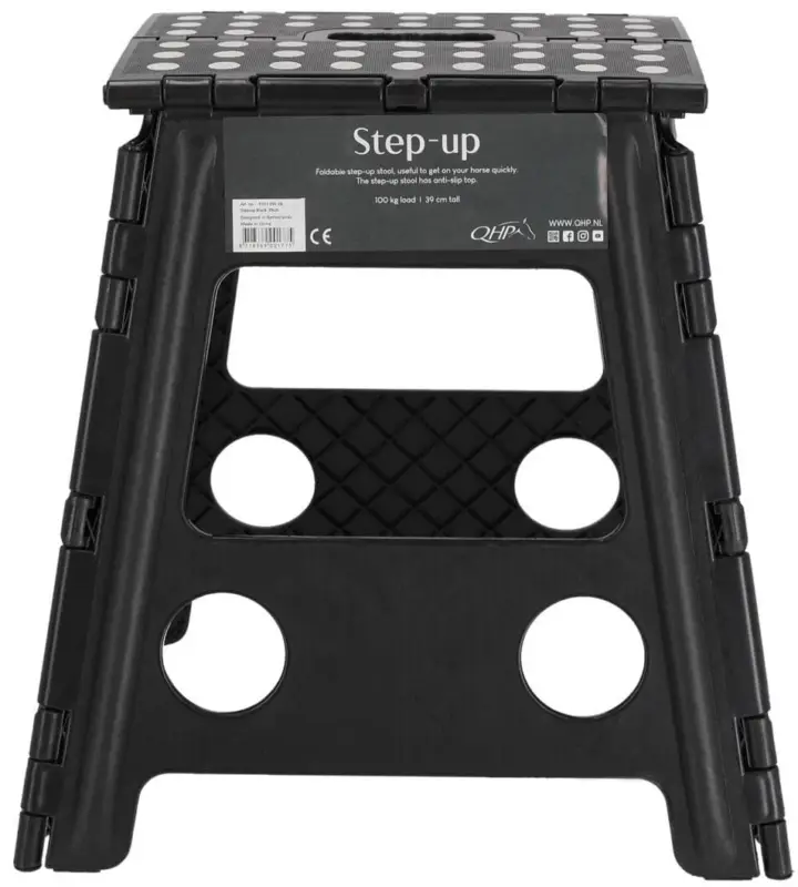 QHP Step-up Hocker schwarz Sonderangebot