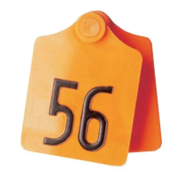 Markenware Caisley PRIMAFLEX - Gr.2 Ohrenmarken - 61x45mm orange, 151-175
