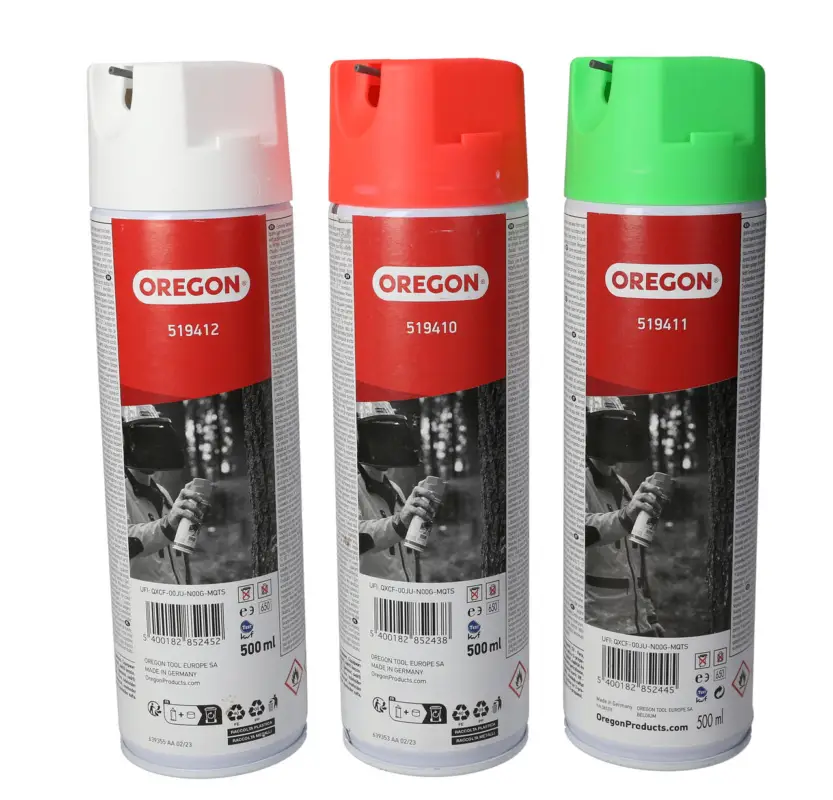 Neu Im Sortiment Oregon Farbmarkierungsspray Forst 500 ml rot