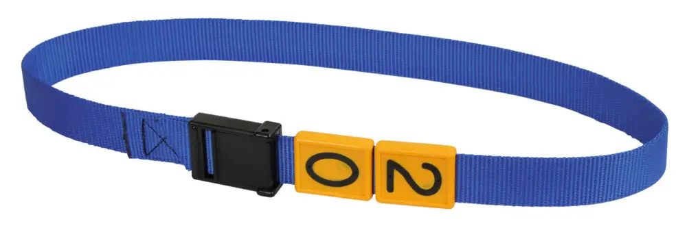 Garantierte Lieferung Kerbl Markierungshalsband 130cm - 4cm breit blau