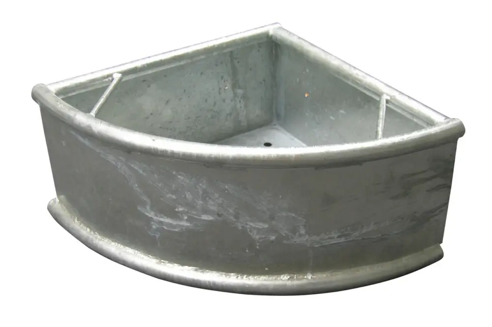 Kracherpreis Kerbl Dreiecktrog Metall 35 Liter