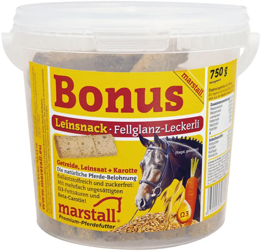 Must-Have marstall Bonus Leinsnack 750 g