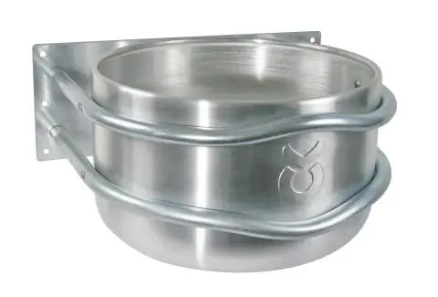 Kerbl Aluminium Futtertrog rund 44x38x23 cm Jetzt Bestellen