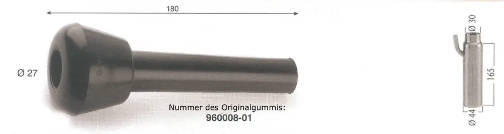WAHL-Hausmarke Zitzengummi passt für DeLaval kurz 08-01 Neu Im Sortiment