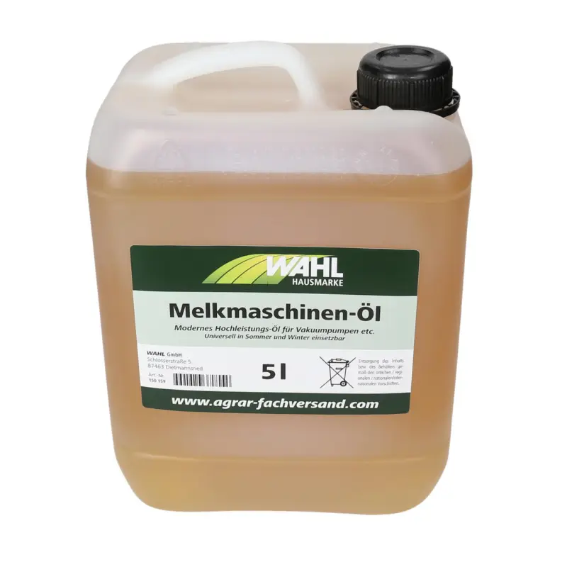 Bestpreis WAHL-Hausmarke Melkmaschinenöl 5 Liter