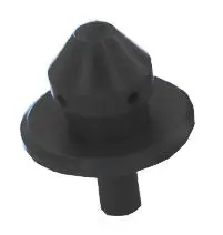 Melkzeug-Spülfinger schwarz Ø 24mm Sichere Zahlung