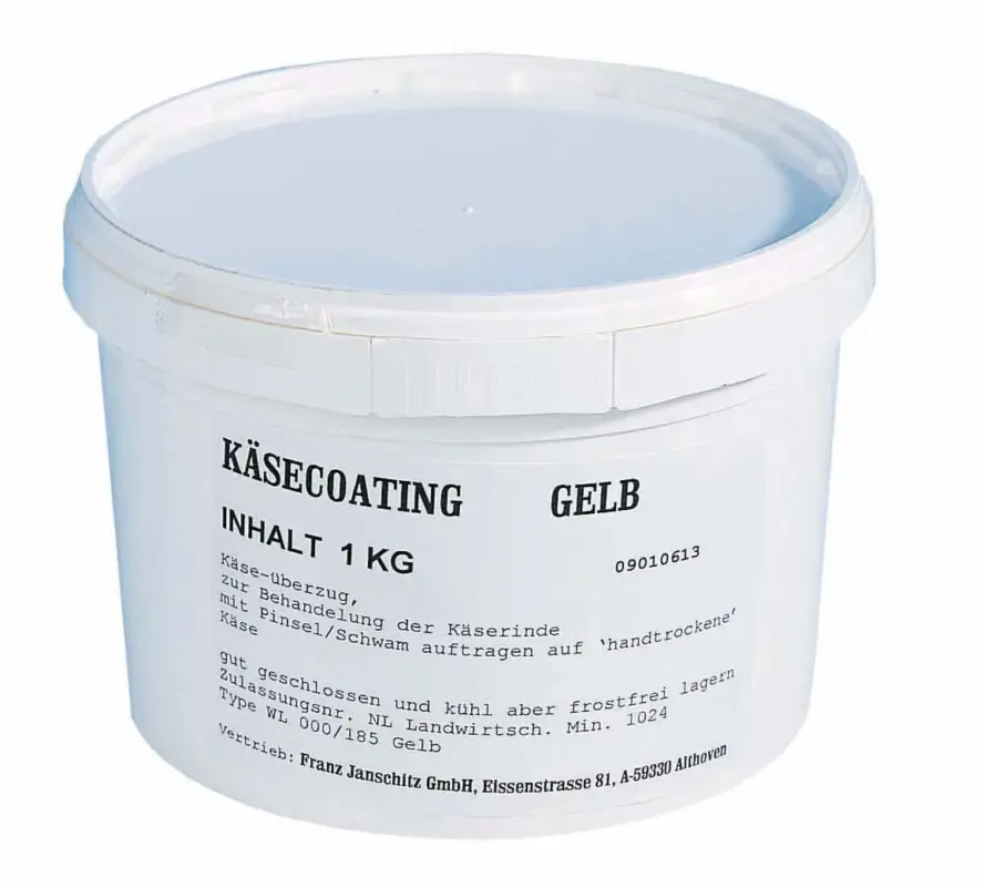 Milky Käsecoating gelb, 1 kg Nur Heute