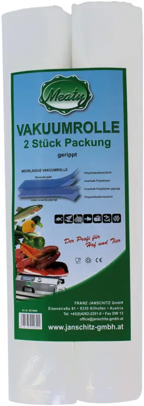Begrenztes Angebot Meaty Vakuumrolle 600 x 20 cm, gerippt, 2 Stk.