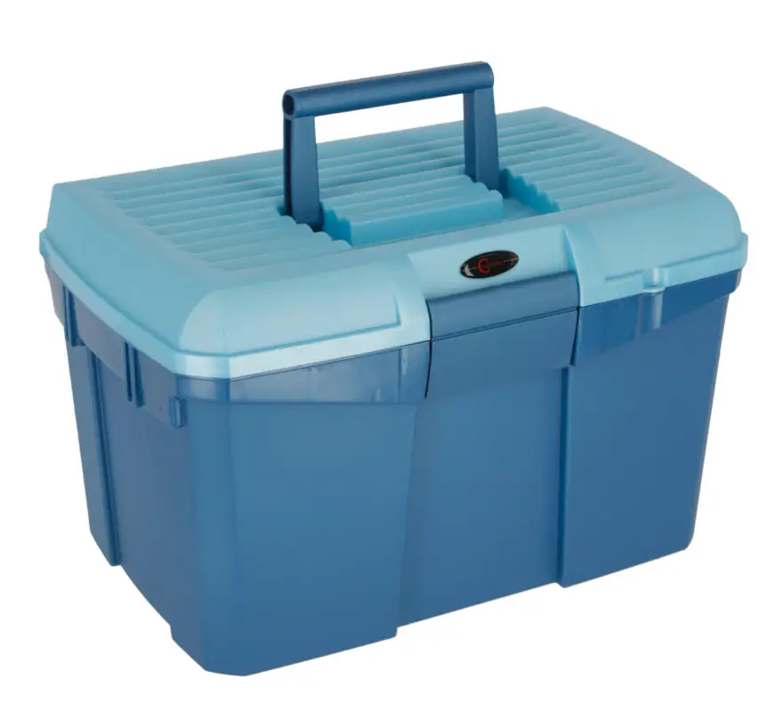Top-Seller Kerbl Putzbox Siena marine/hellblau
