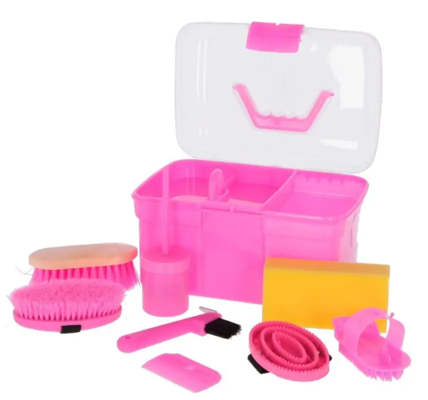 Meistverkauft Putzbox mit Inhalt pink