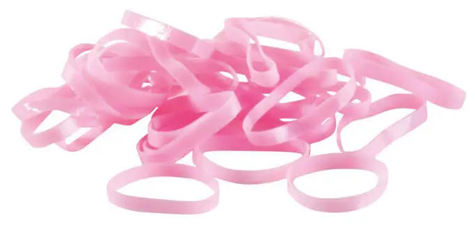 Neue Ware Hippotonic Silikon-Mähnengummis Hippo-Tonic rosa