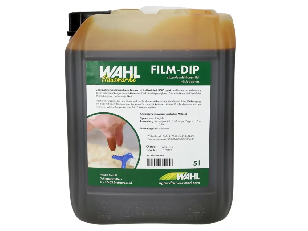 WAHL-Hausmarke FILM-Dip - Dippmittel - versch. Größen 5 Liter Bestpreis