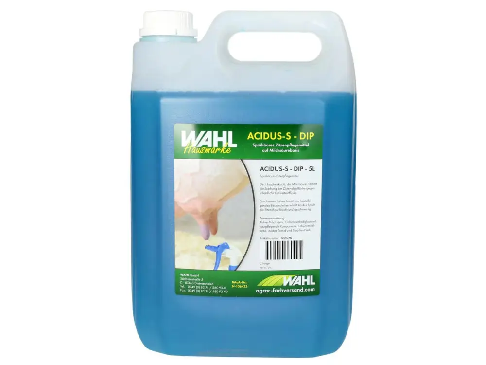 Sonderangebot WAHL-Hausmarke Dippmittel - ACIDUS-S - versch. Größen 5 Liter