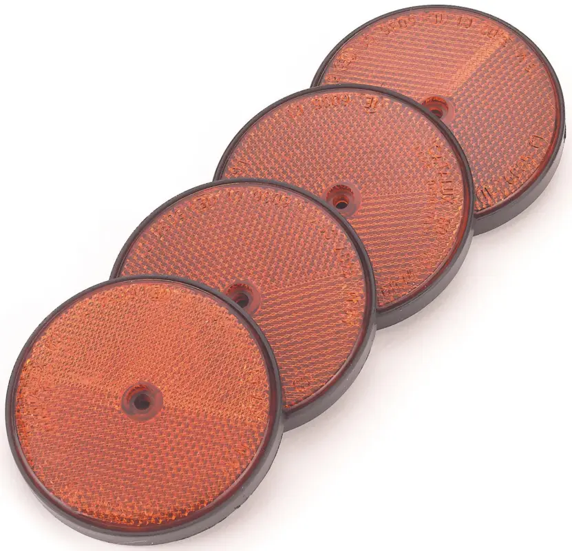 Begrenzungsrückstrahler - 4 Stück orange Bestpreis