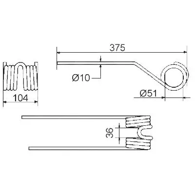 Zinken für FAHR KH 500DN, KH 2.64DN Top-Preis