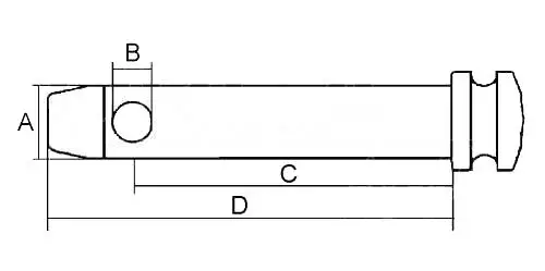 Geprüft Oberlenkerbolzen Kat.3