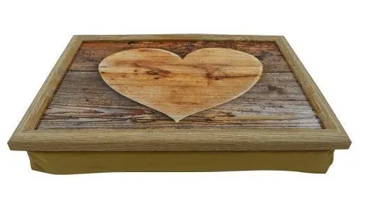 Mars & More Knietablett ''Holz Herz'' Schneller Versand