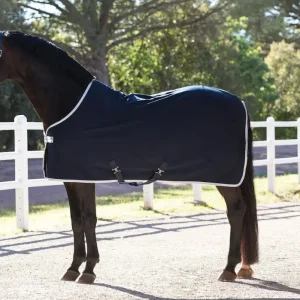 Solange Der Vorrat Reicht Horseware Amigo Jersey Cooler navy/silver, 125 cm