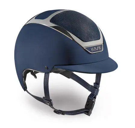 KASK Reithelm Dogma Chrome Light navy with silver, 60 cm Top-Seller