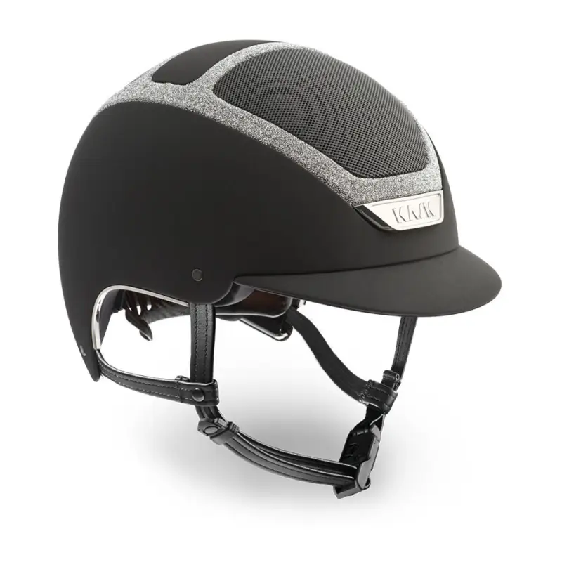 KASK Reithelm Dogma Chrome Swarovski silber, 56 cm Jetzt Bestellen