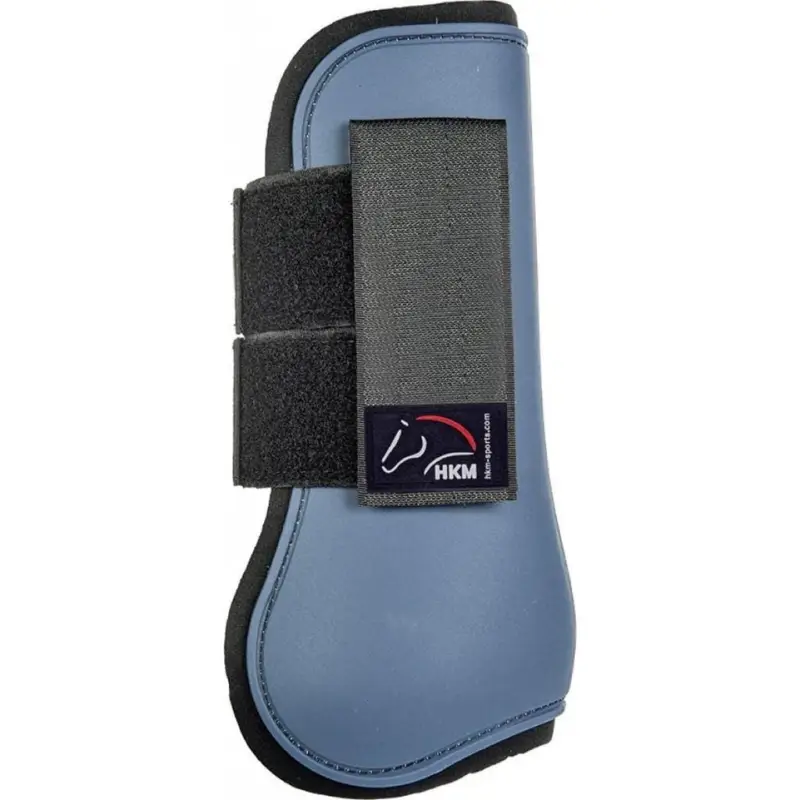 HKM Gamaschen " Premium" für Vorderbeine dunkelblau/schwarz, Full = Warmblut Finale Aktion