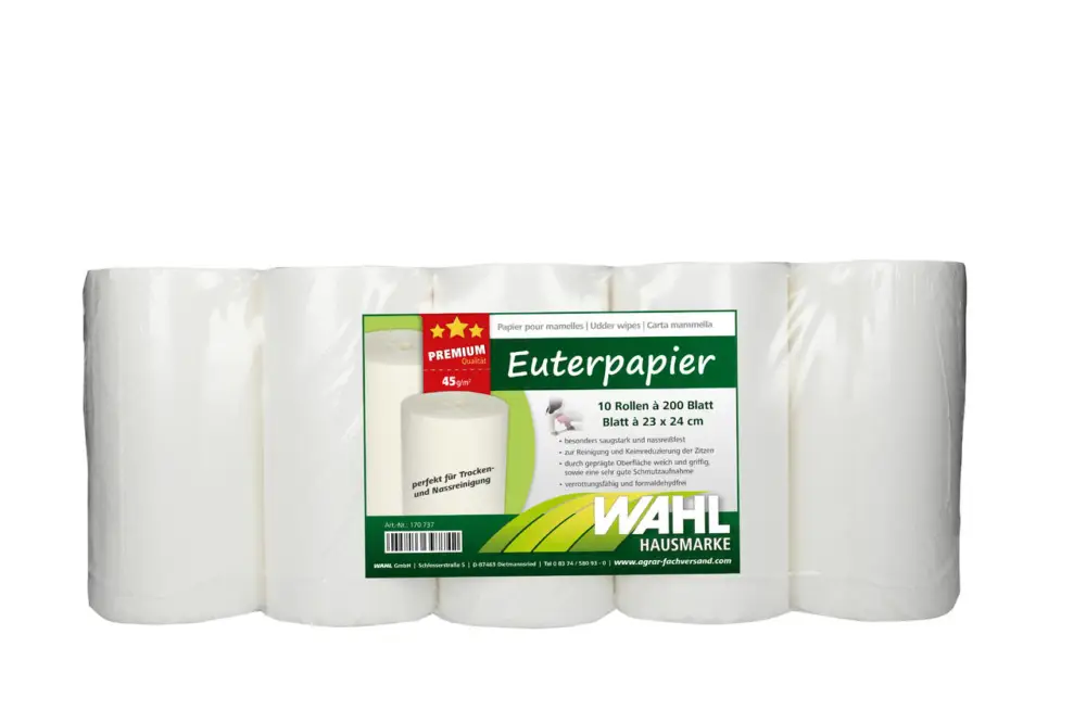 WAHL-Hausmarke Euterpapier Premium - 45 g/m² Sack Preisreduziert