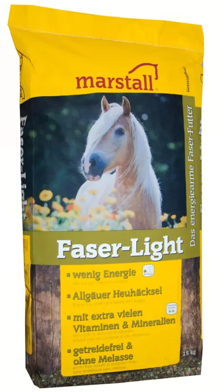 Neue Ware marstall Faser-Light - Pferdefutter 15 kg