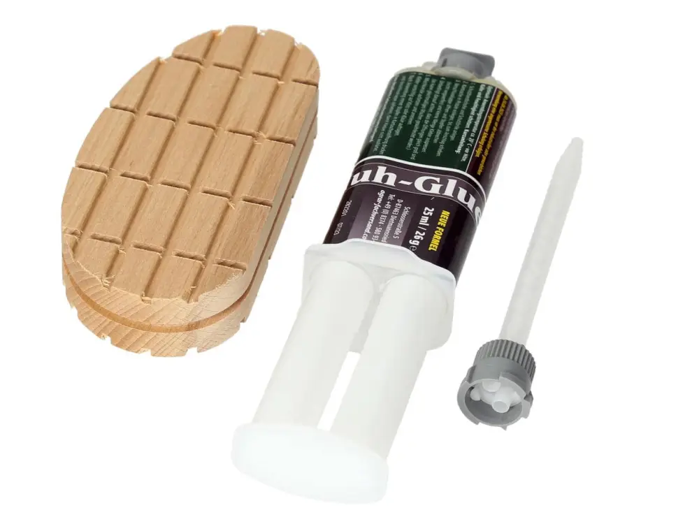 WAHL-Hausmarke MUH-GLUE 2.0 Kartusche 25 ml + Holzklotz Wochenendangebot